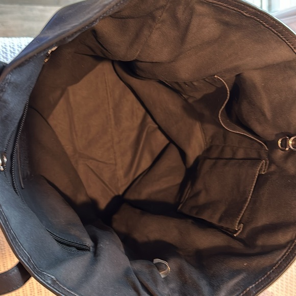 Coach Legacy Turnlock Tote Handbag 26461 Black Gently Used - Picture 8 of 9